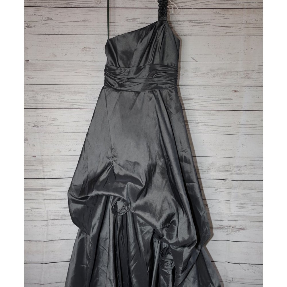 JESSICA LYNN Pewter Formal Dress
